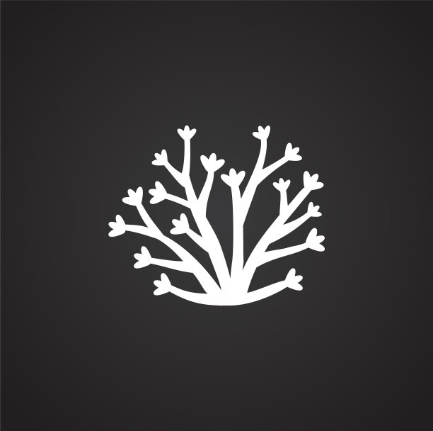 珊瑚图标的背景图形和网络图片下载