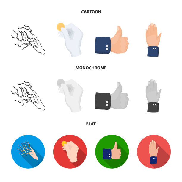 孤立对象动画和拇指图标图片下载