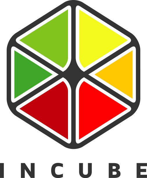 彩色立方体标志符号图标图片下载