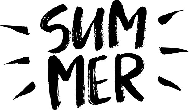 夏天用毛笔写字作文图片下载