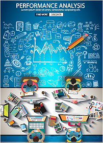 信息图手册模板与手绘图片下载