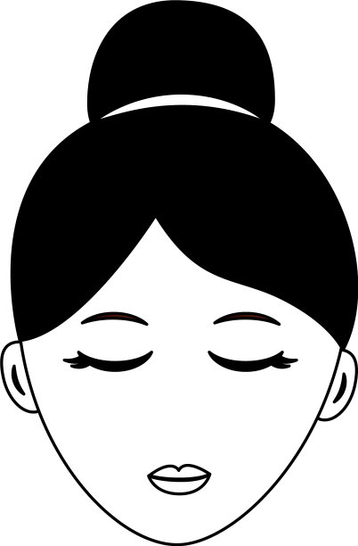 女人面对性格图片下载