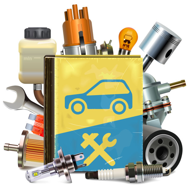 旧汽车修理手册与汽车零件图片下载