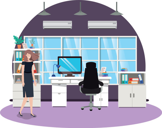 职场女性的化身图片下载