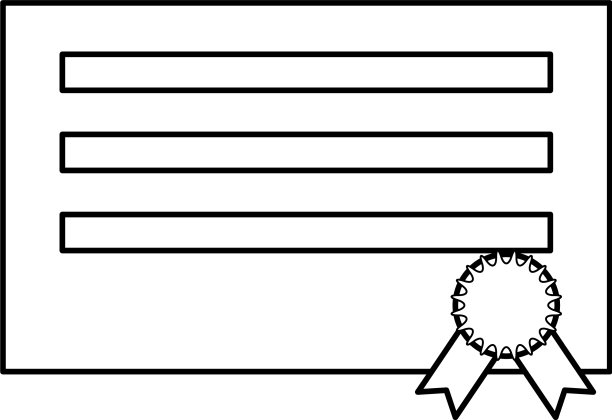 毕业证书孤立图标图片下载