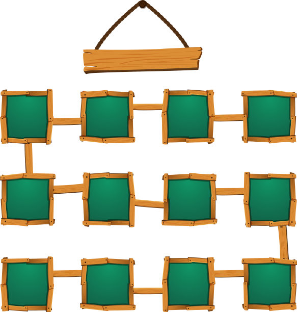 空白的方块和白色的横幅图片下载