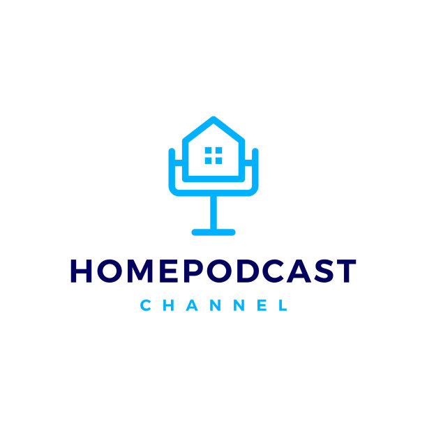 房屋抵押博客的家庭播客标志图标图片下载