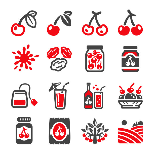 樱桃图标设置图片下载