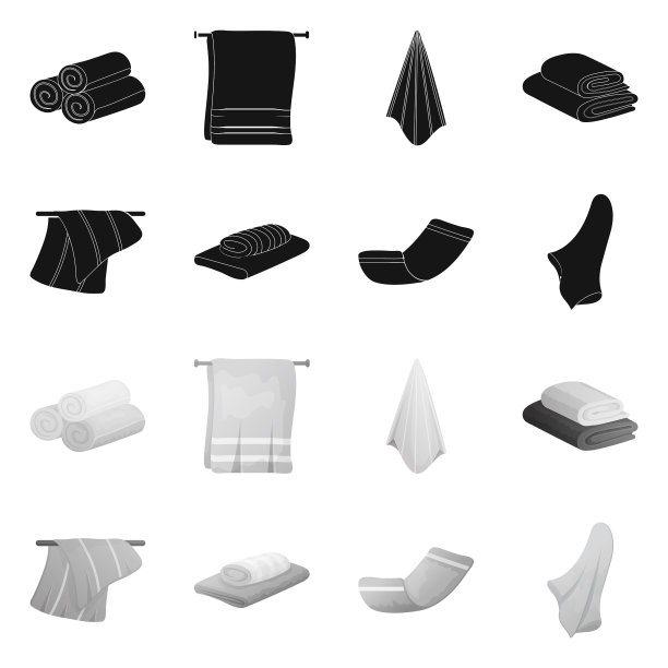 设计软而干净的符号集图片下载