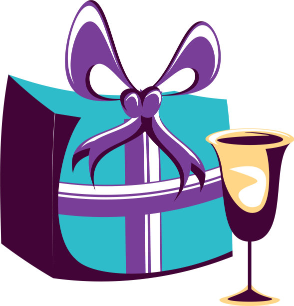 礼盒与杯子图片下载