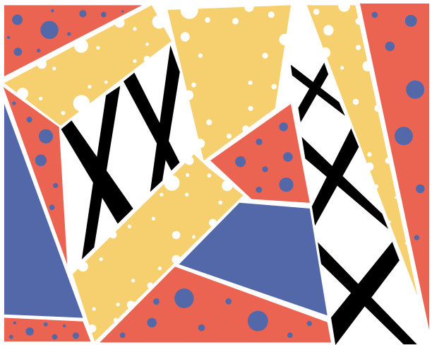 几何抽象背景彩色形状图片下载