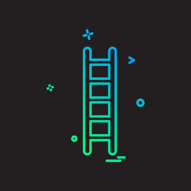 木楼梯图标设计图片下载