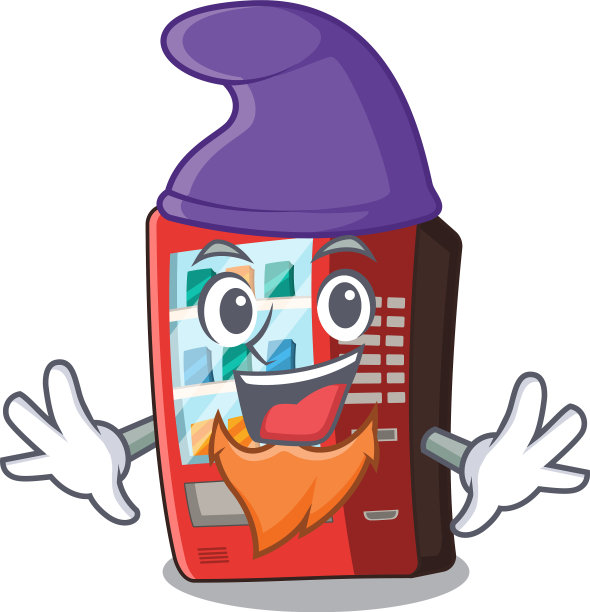 卡通形状的精灵自动售货机图片下载