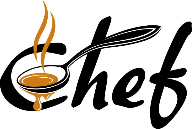 用勺子给厨师刻字图片下载