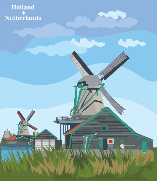 色彩斑斓的荷兰3图片下载