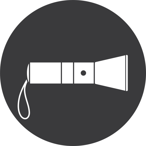 手电筒的标志图片下载