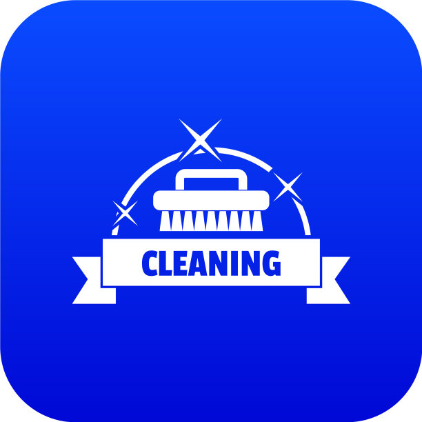 清洁房图标蓝色图片下载
