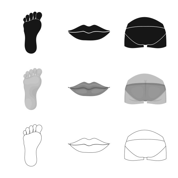 身体和部件图标图片下载