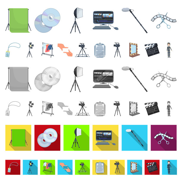 制作一个电影卡通图标集合图片下载