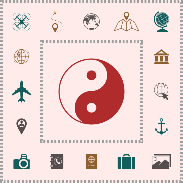 阴阳象征着和谐和平衡图片下载