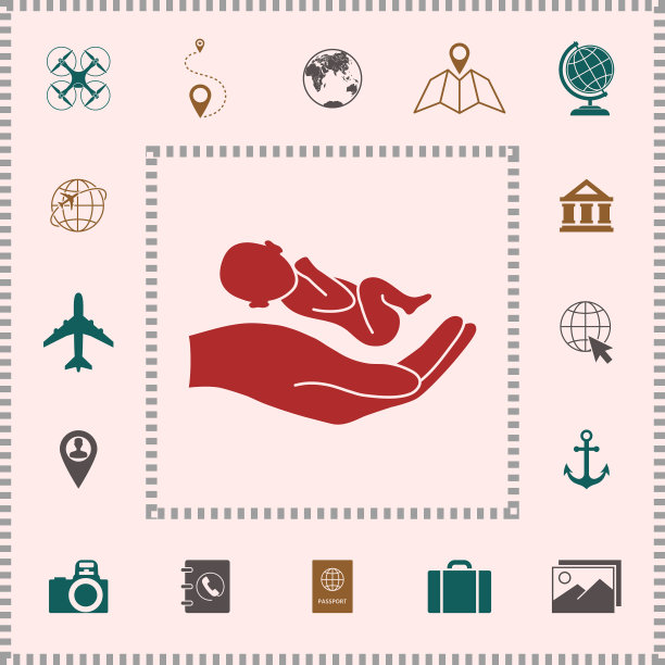 手握婴儿保护元素为您图片下载