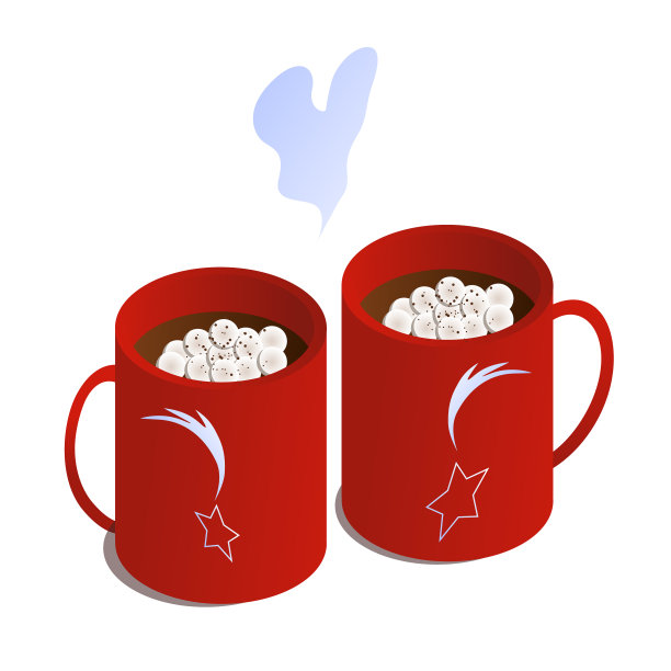 姜饼等距热饮圣诞和图片下载