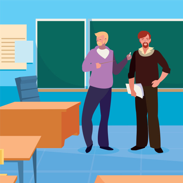 教师在课堂角色配对图片下载