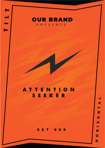 时尚的角度设计的传单或海报很好图片下载