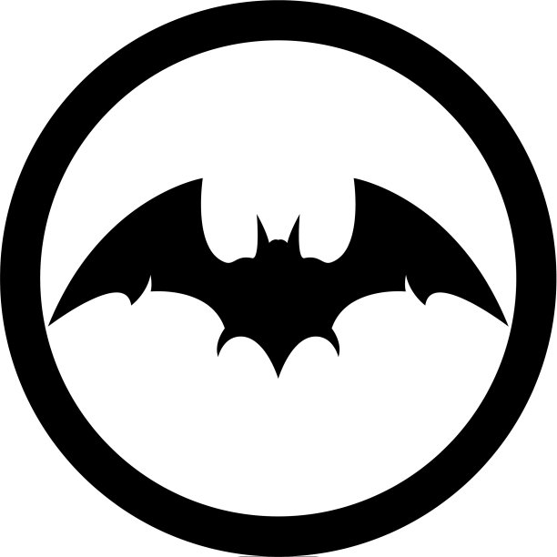 蝙蝠logo模板图片下载