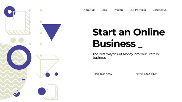 着陆页模板图片下载