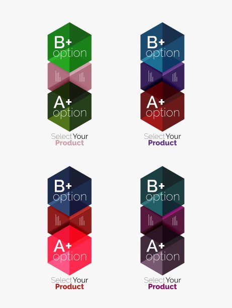 集抽象几何六边形设计用图片下载