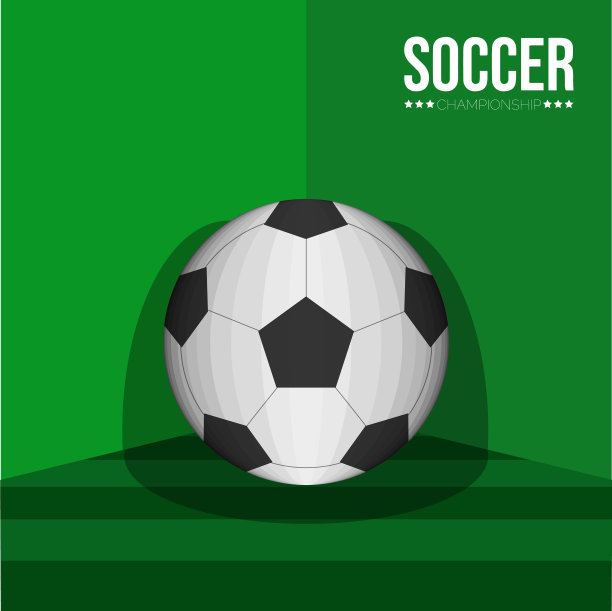 孤立的足球海报图片下载