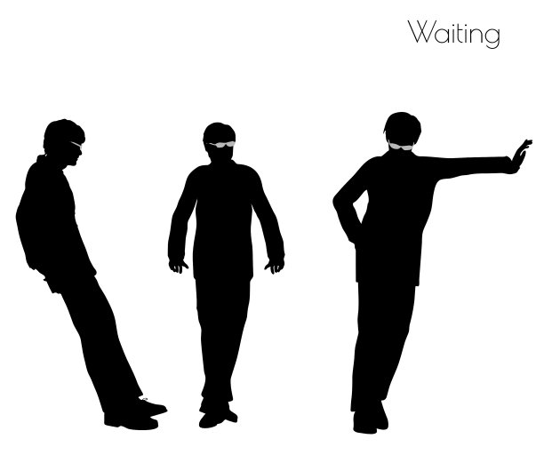 等待式男子图片下载