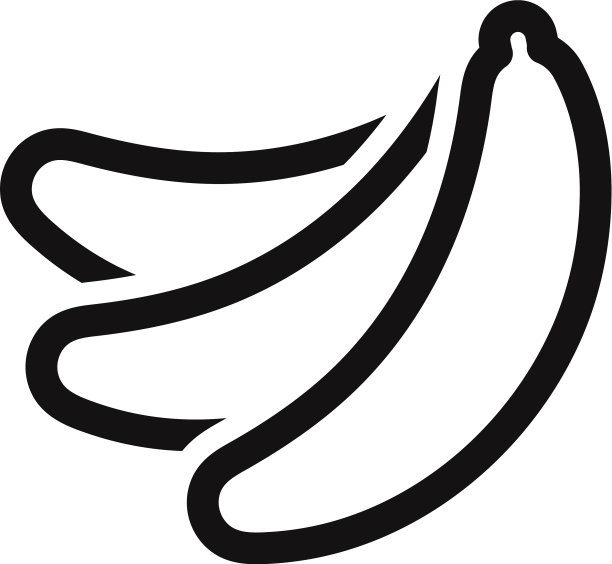 香蕉图标图片下载