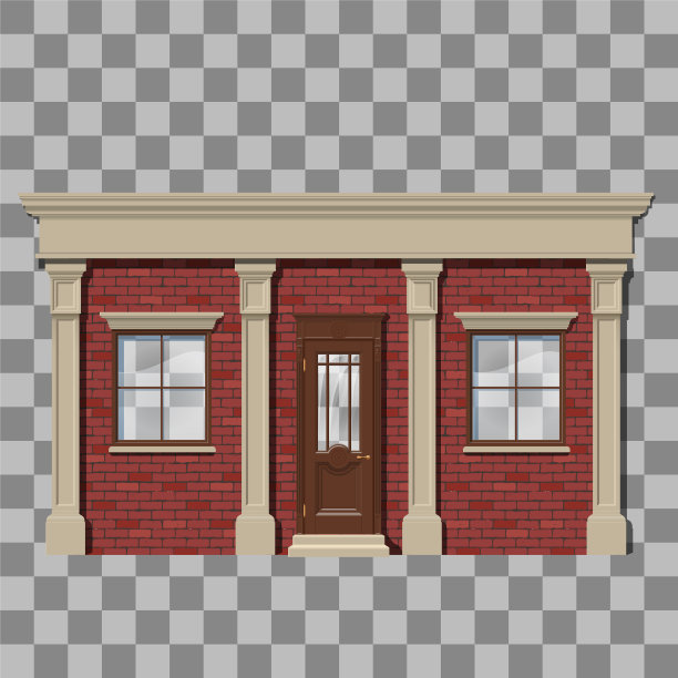 传统小店铺立面图片下载