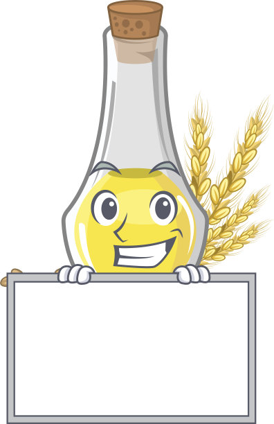 咧嘴笑着用麦胚芽油隔离图片下载