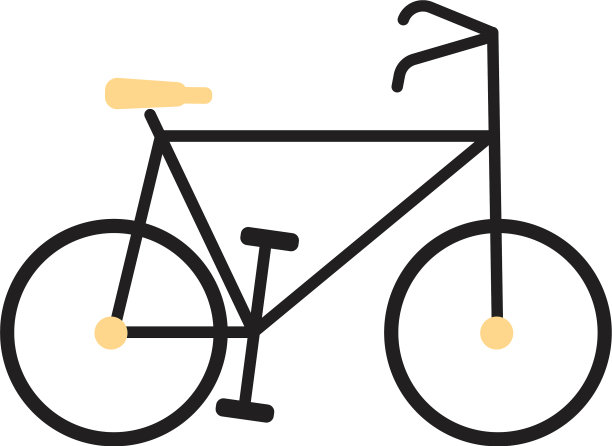 自行车踩在白色路面上图片下载