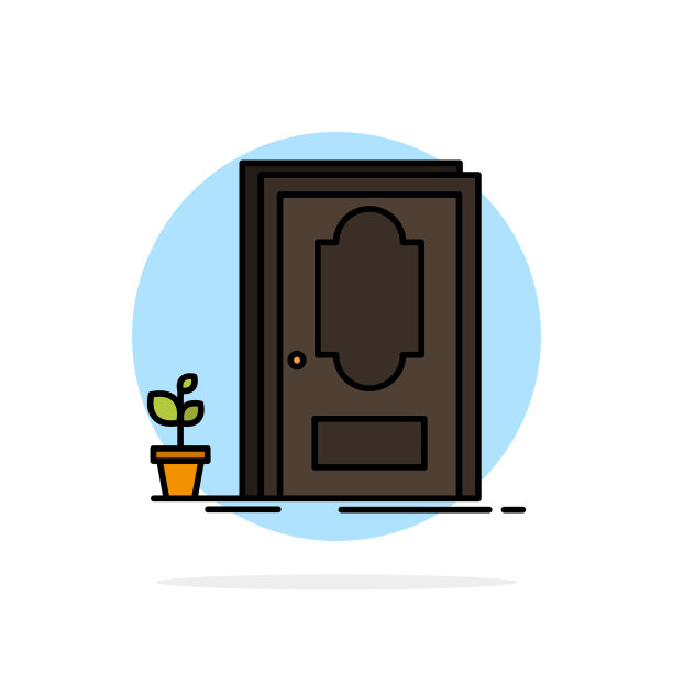 闭门木植物抽象圈背景图片下载