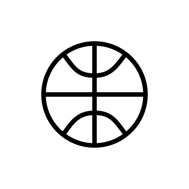 篮球图标矢量模板图片下载