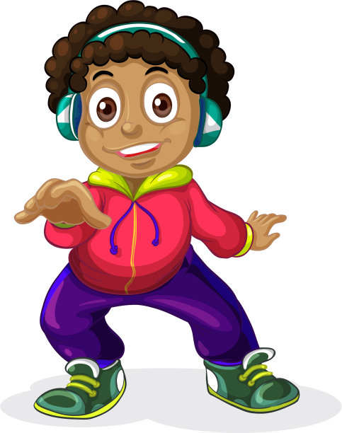 一个美国非洲儿童的角色图片下载