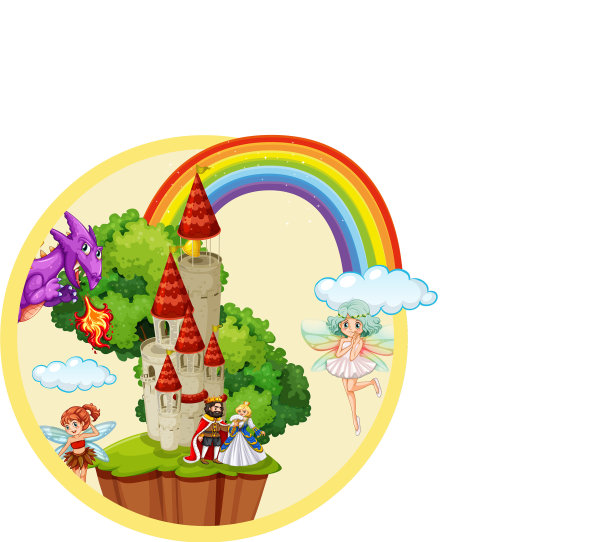 一个幻想童话的模板图片下载