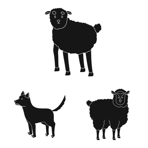 牧场和有机图标集图片下载