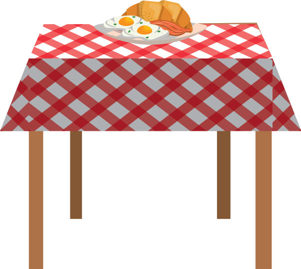 美味可口的早餐卡通图片下载