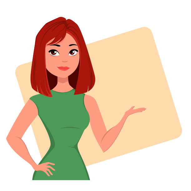 性格漂亮的商业女性05图片下载