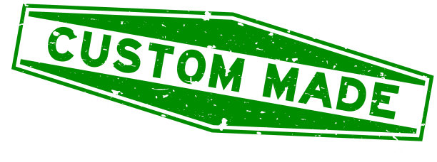 Grunge绿色定制字六边形橡胶密封条图片下载