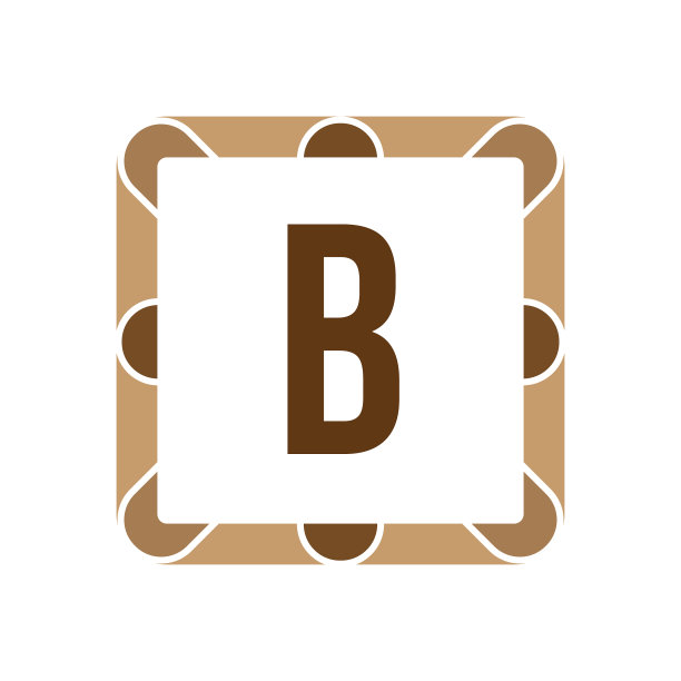 字母B标志模板设计图片下载