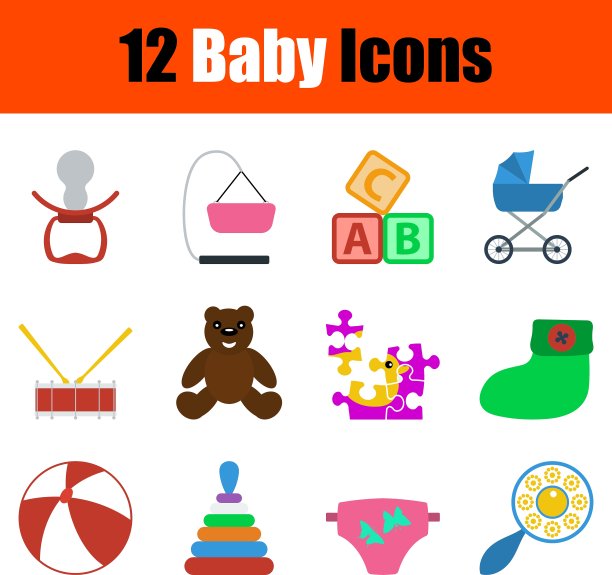 婴儿图标设置图片下载
