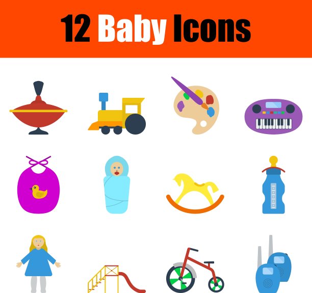 婴儿图标设置图片下载