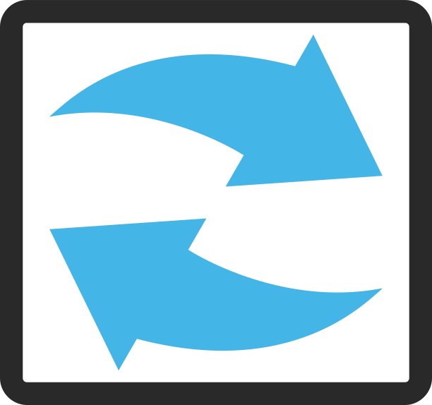 交换箭头框图标图片下载