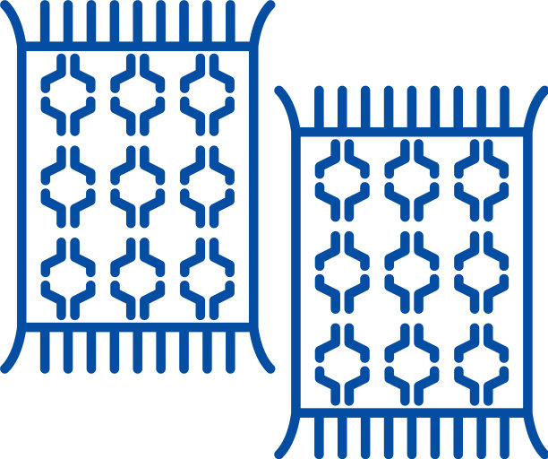 地毯线图标概念地毯平图片下载